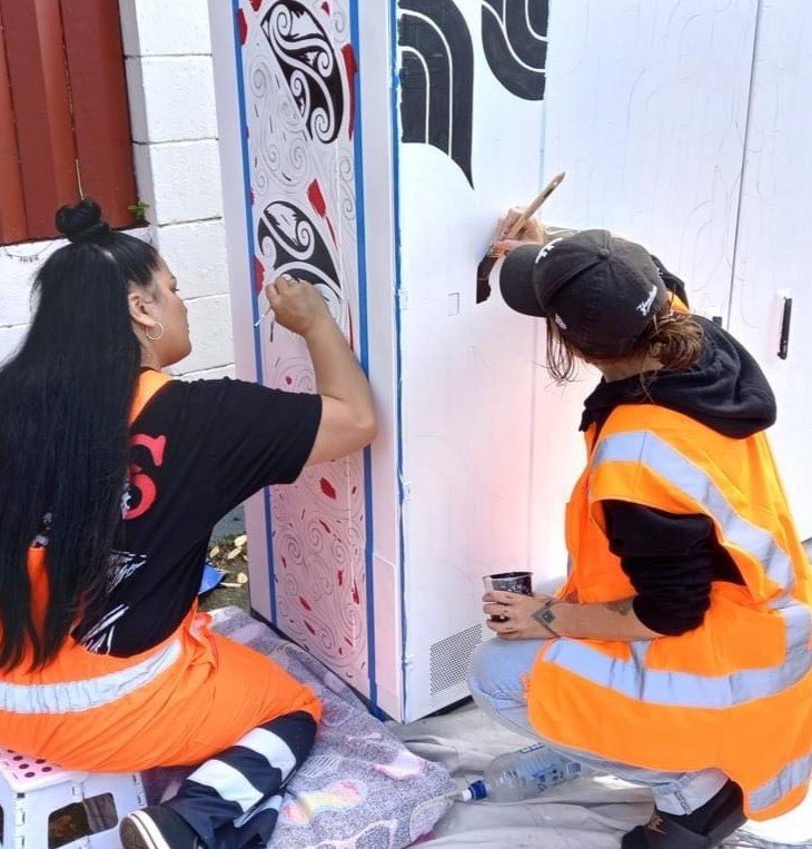 Kōwhaiwhai Painting Demonstration 