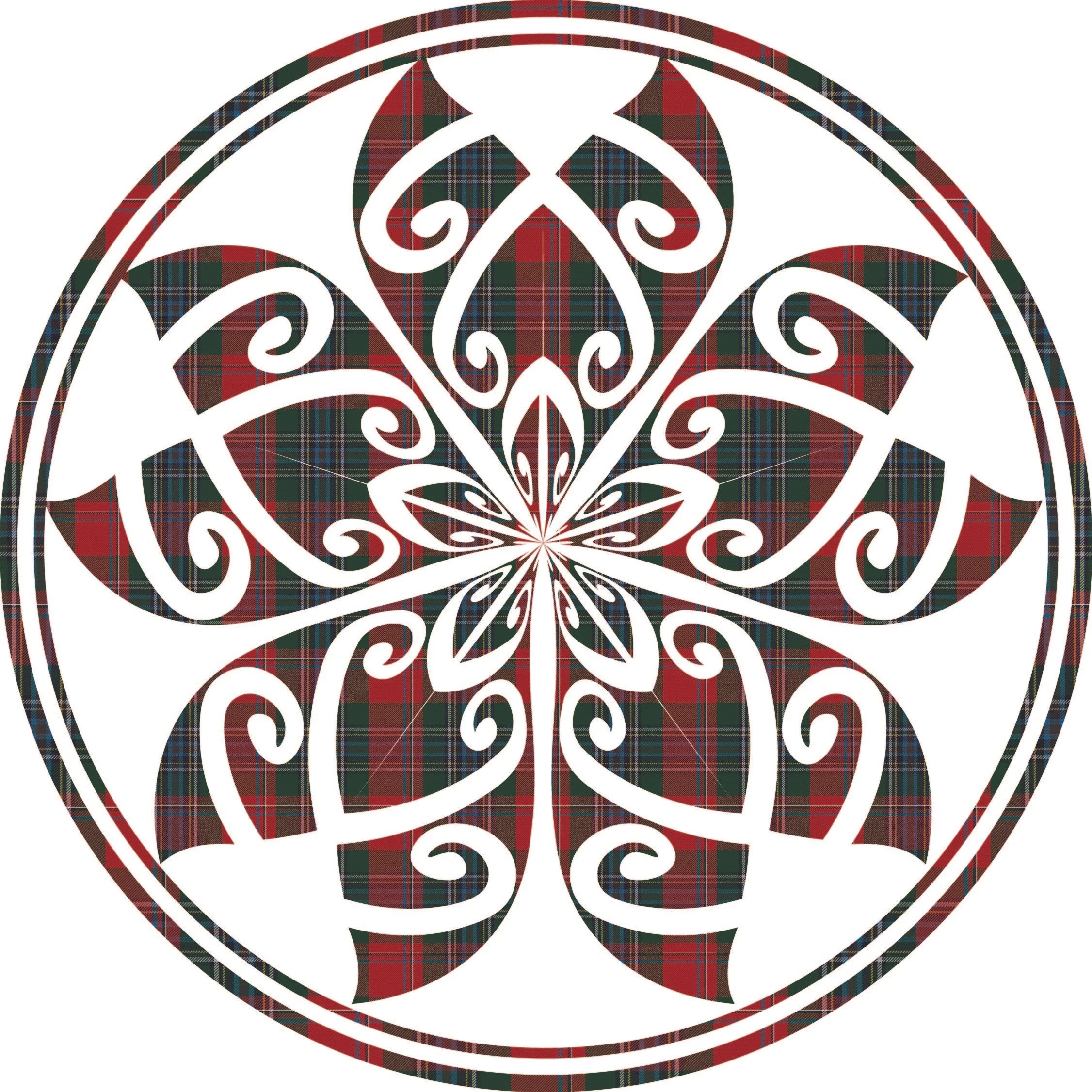 How to digitize a Porowhita (mandala) Tartan