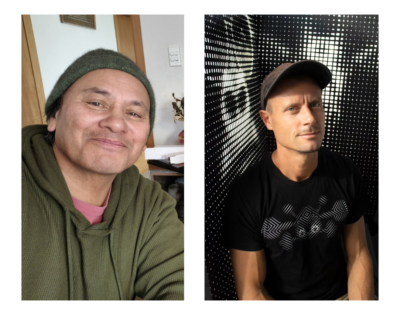 colour Photo of Mitchell Manuel and Tim Christie