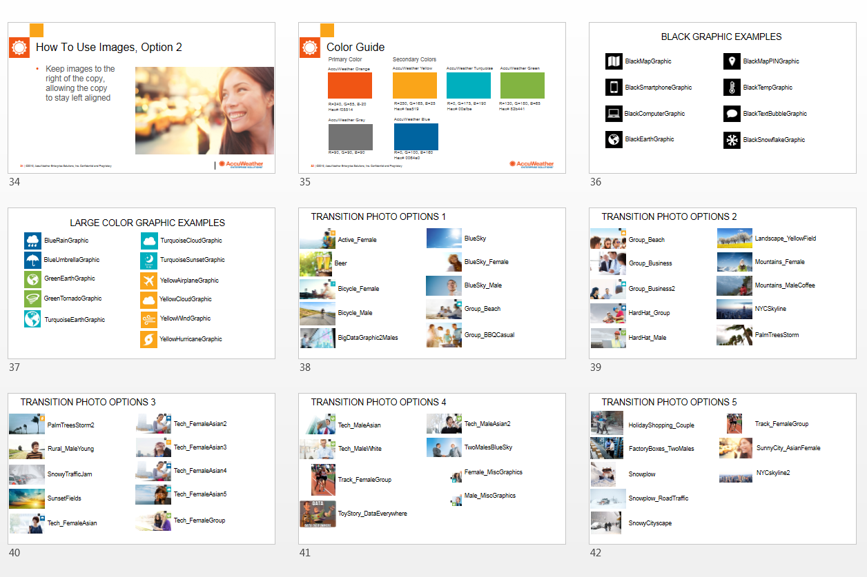   OLD AES Generic PowerPoint 5 Slides showing options for graphics and images for use in the presentation.  