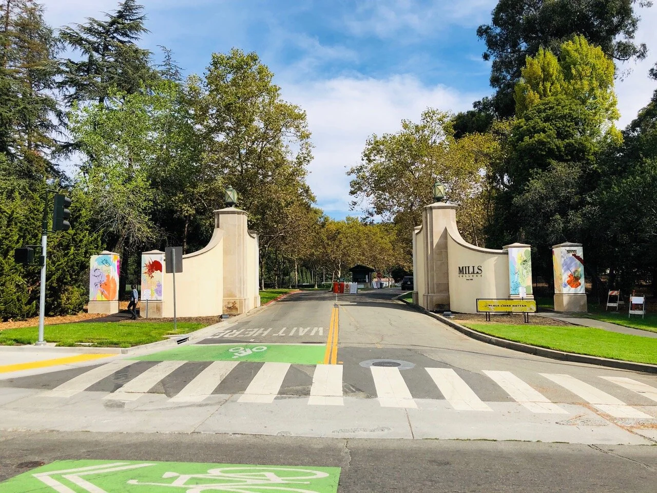 “Converging Flora” 2020 a collaborative project by Cristine Blanco and Yétundé OlagbajuA Black Lives Matter public mural, commissioned by Mills College. Article linked HERE.CRISTINE BLANCO and YÉTUNDÉ OLAGBAJU ARTISTS STATEMENTAs artists and recent …