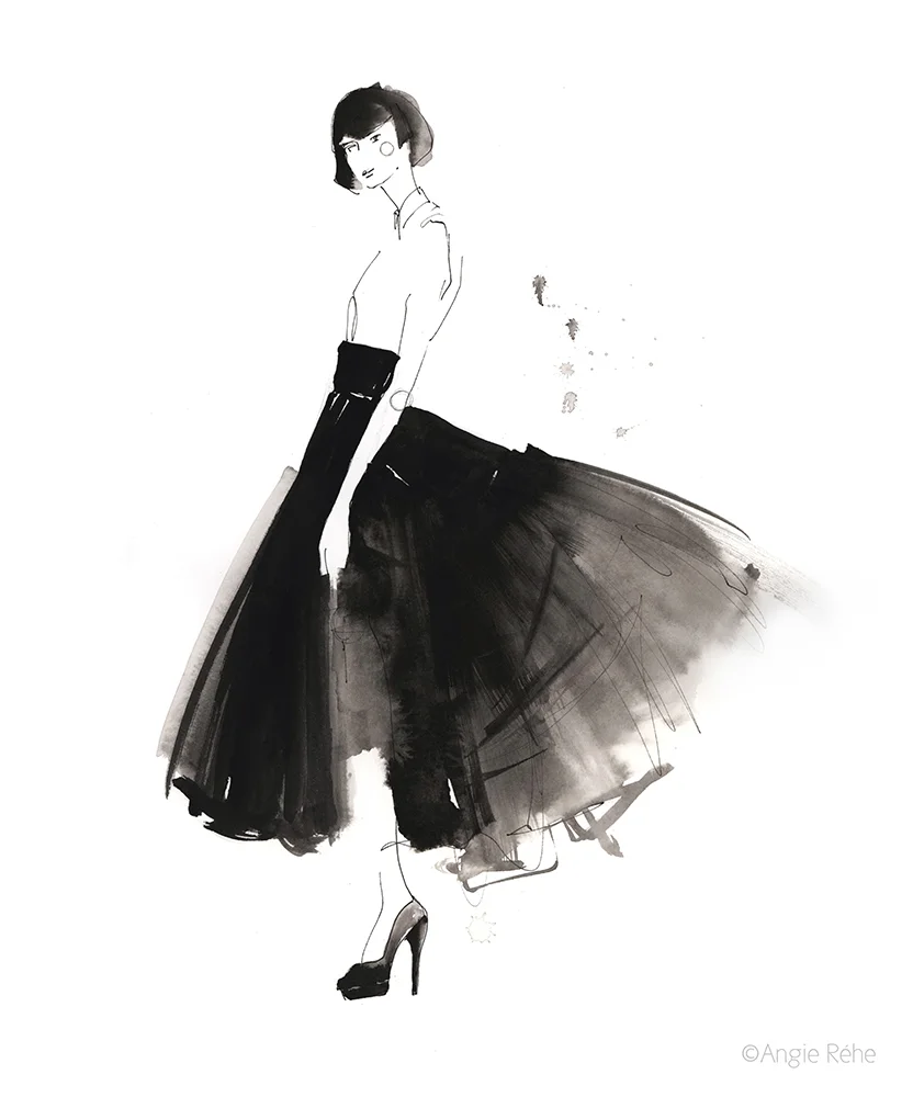 Inky Tulle