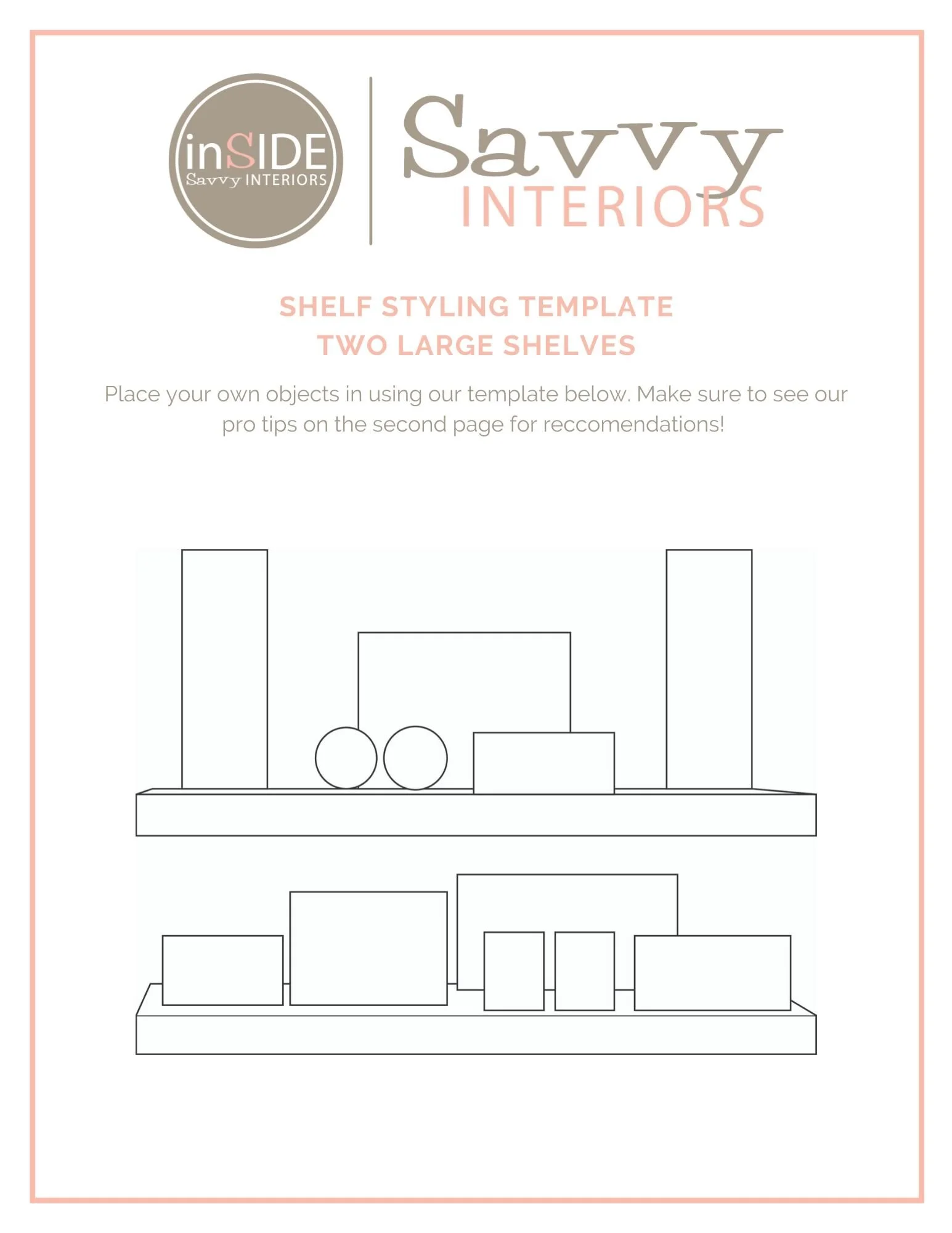 Editable Shelf How to style your shelves like an interior designer | Savvy Interiors ...