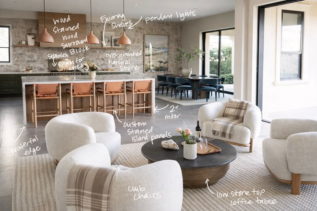 The most bookmarked posts I share?

The ones where I write right on the photo and label every item.

Because when you can name it, you can share it.

You can send it to your spouse, your builder, your designer and say, &ldquo;This is what I want.&rdq