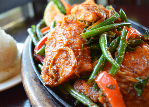 Phad Cha Tilapia
