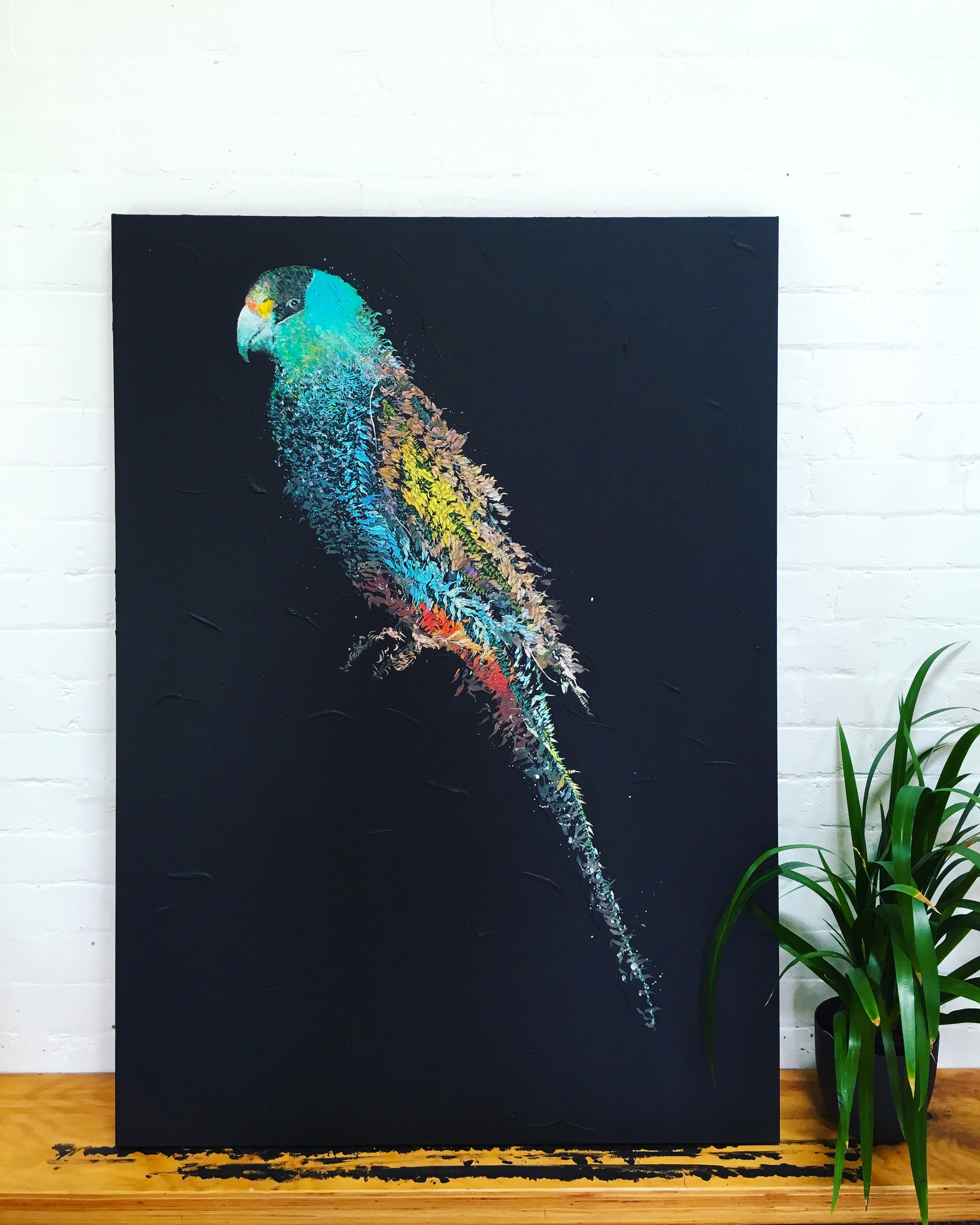 GOLDEN SHOULDERED PARROT (SOLD)