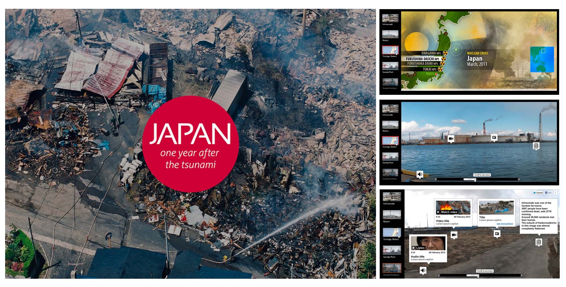 One year after the tsunami, Japan