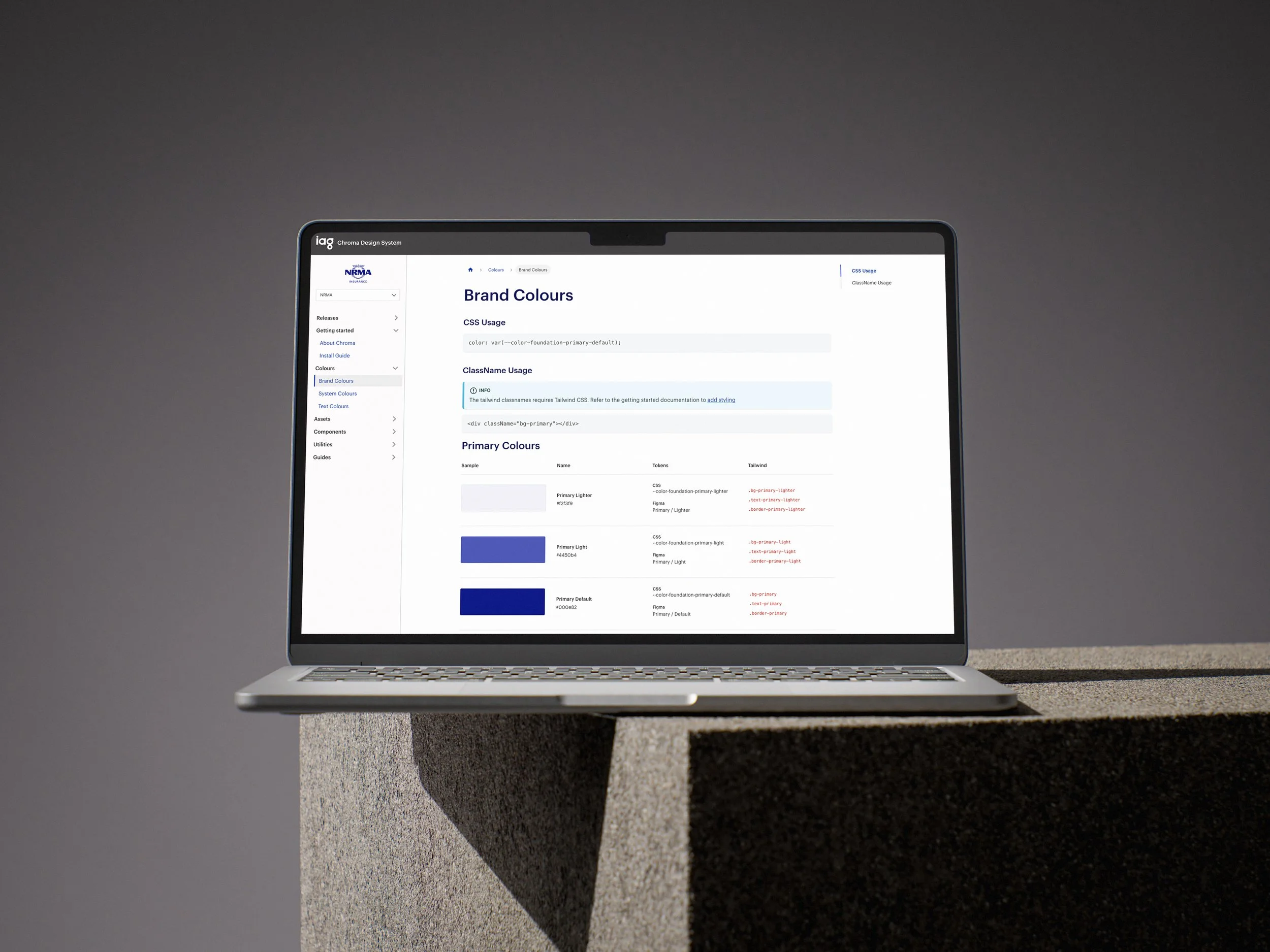 IAG Design System : page coming soon