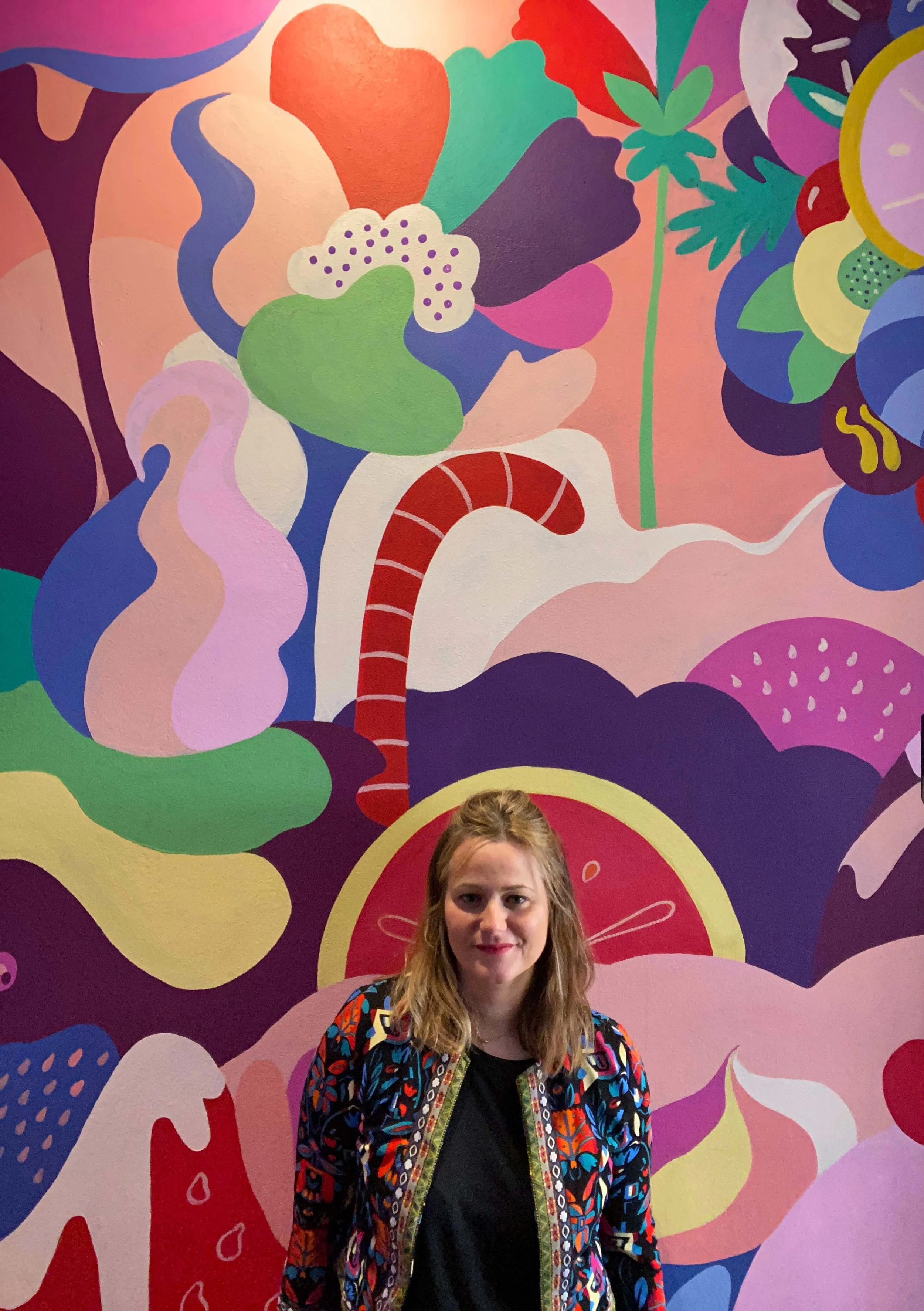 Noshu artworks and mural by Creative Director - Designer - Artist Aurélie Perthuis Furzer