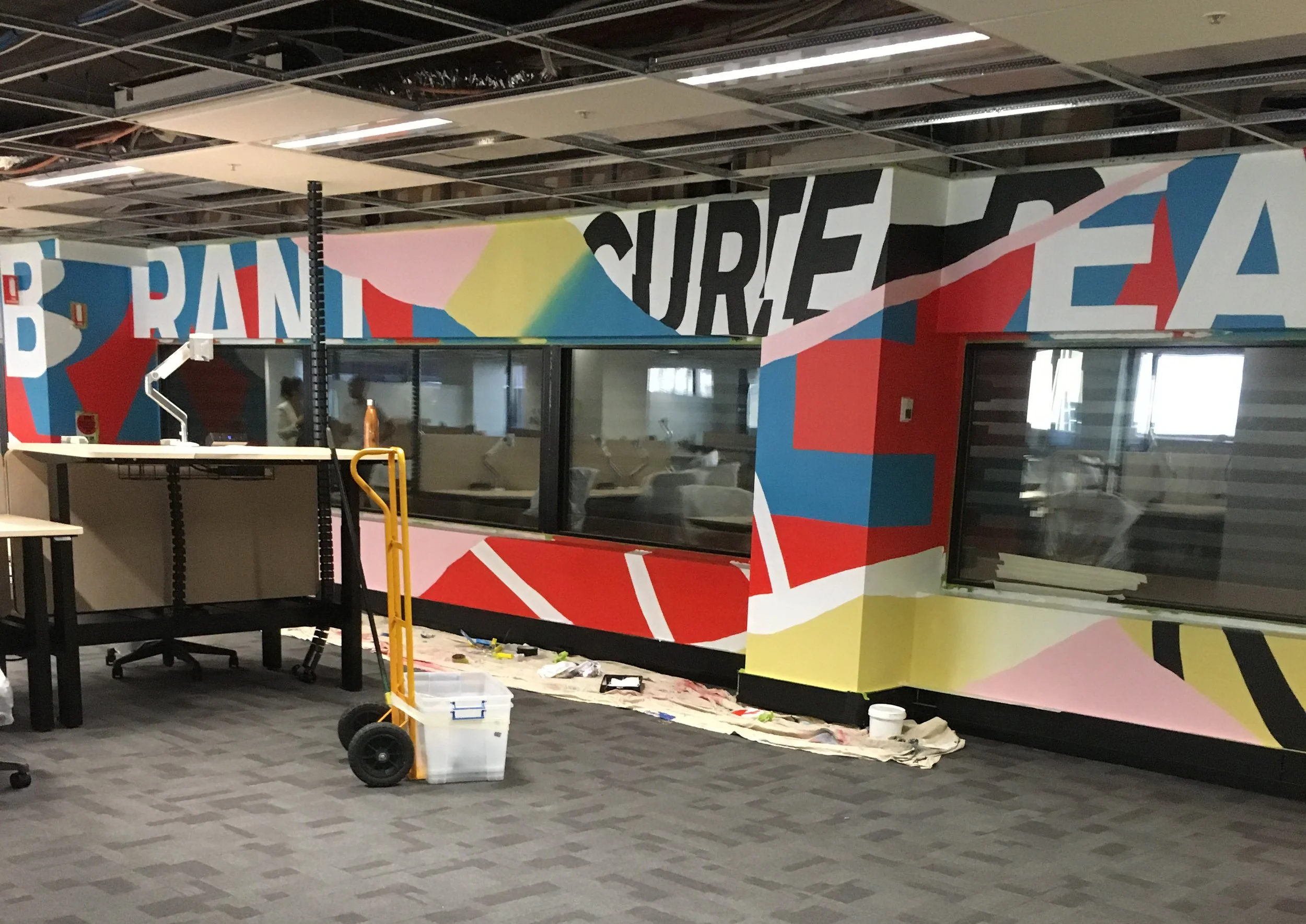 Mural Scentre Group - Creative Direction by Aurélie Perthuis Furzer