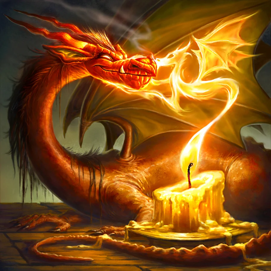My painting for the The Art Order's Tiny Dragon art book ( now successfully funded on Kickstarter! ) Done in Photoshop CS6