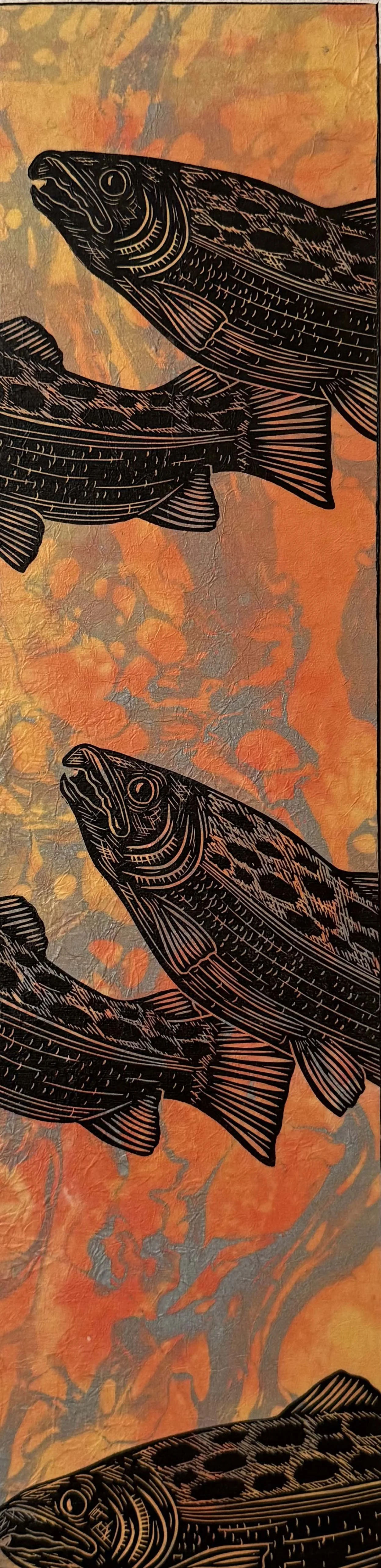 Swimming Upstream II #1 (larger 6x24 orange)V2SM.jpg