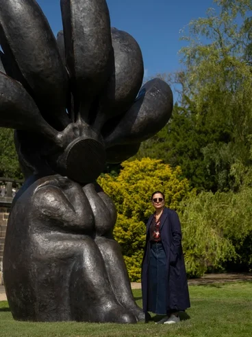 Bharti-Kher-with-Djinn-2024.-Courtesy-the-artist-Hauser-Wirth-Nature-Morte-and-Perrotin.-Photo-c-Jonty-Wilde-courtesy-Yorkshire-Sculpture-Park.webp