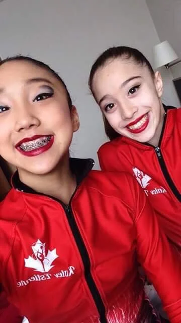 Joy and Sianna are ready for Otepää competition! Good luck for today😘