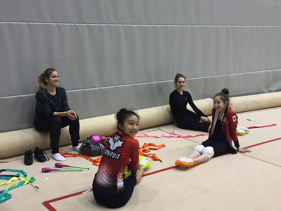 After long training. Streching😜 — at A Le Coq Spordihoone .
