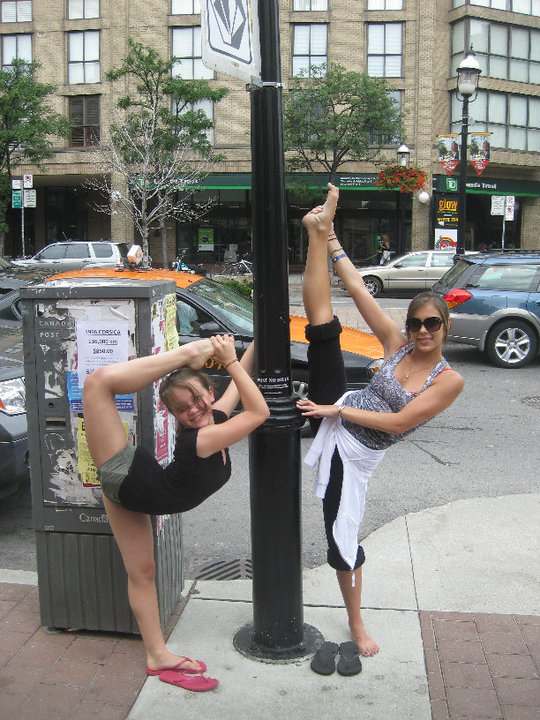 Blanche Lu-Sullivan and Stephanie Koop fundraising for Kalev