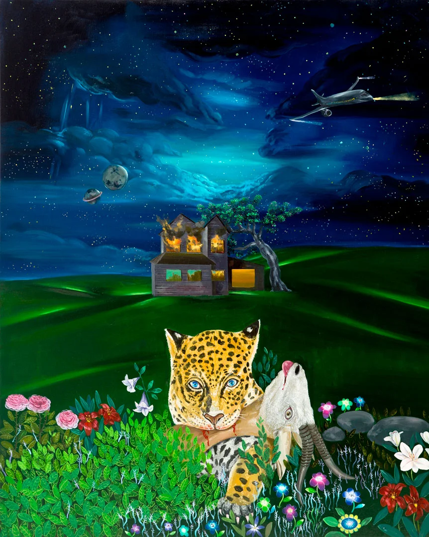 Büyü de Büyü I, 160x130cm, oil on canvas, 2014 (Private Collection)