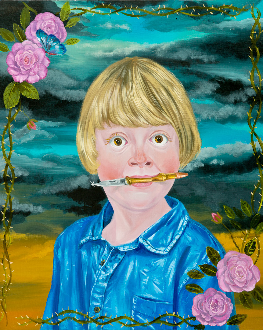  I Know Your Best Face II, 60x50 cm, oil on canvas, 2014  (Private Collection) 