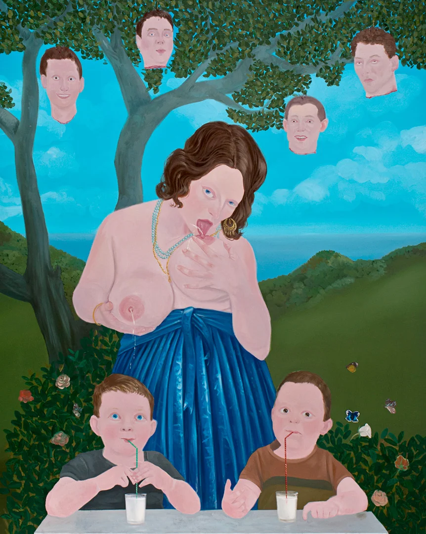 Save Me with Your Fire V, 210x160cm, oil on canvas, 2012 (Private Collection)