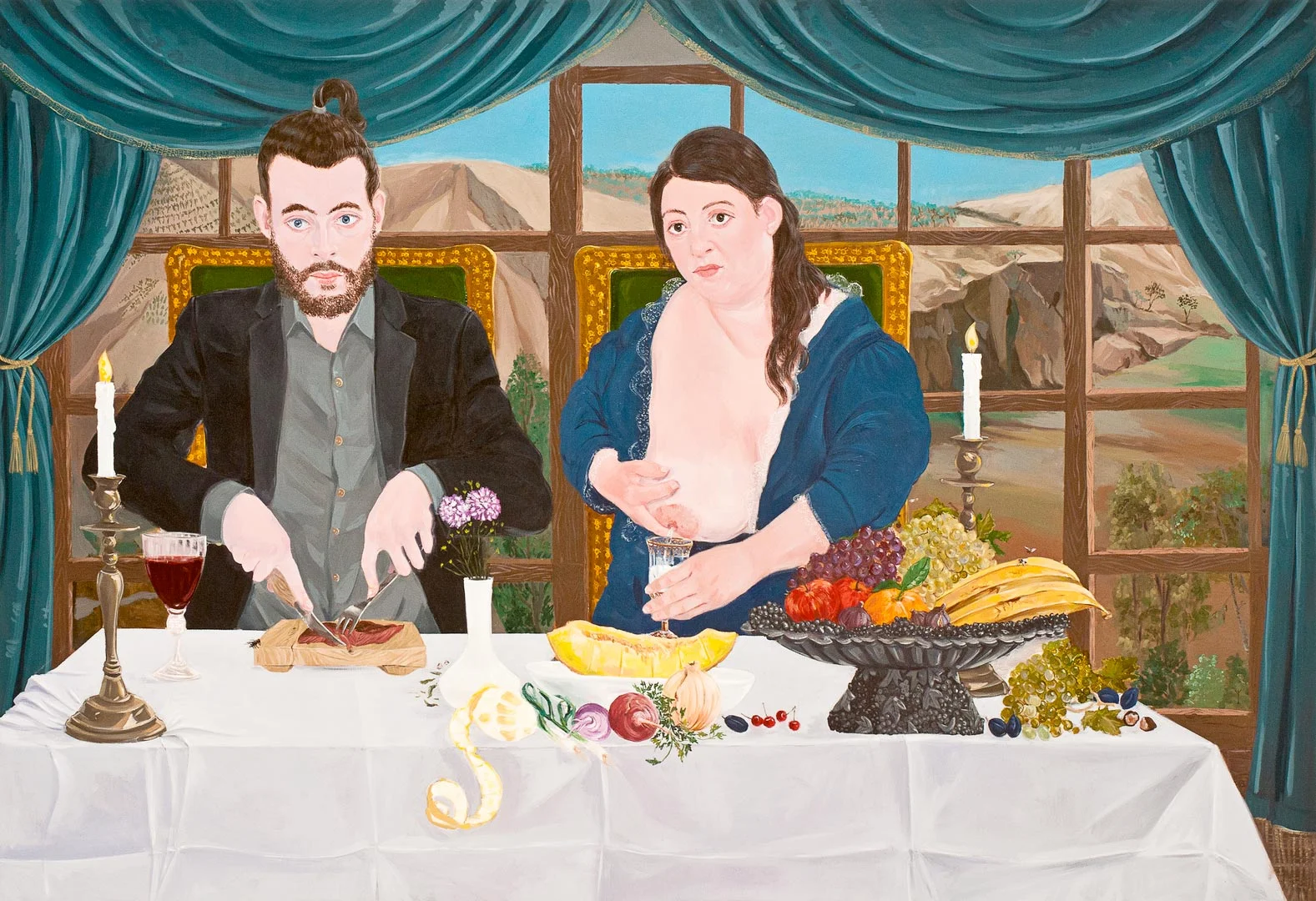 The Fare I, 210x145cm , oil on canvas, 2011 (Private Collection)