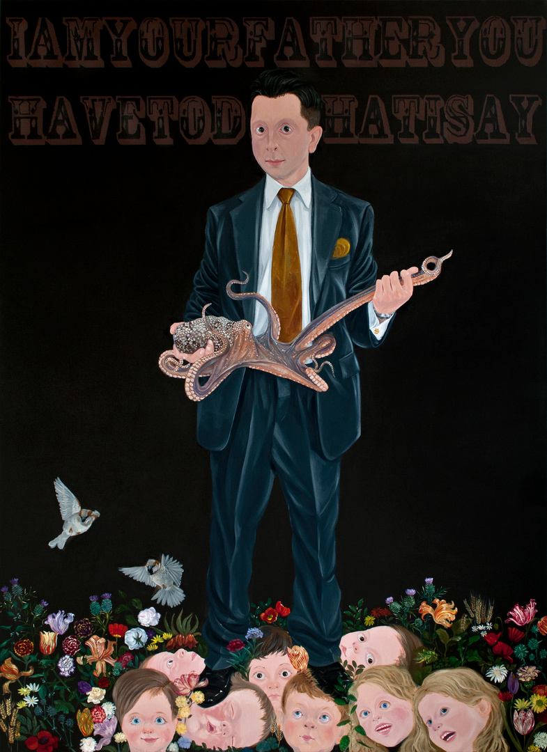  Protect Me With Your Fire II, 185x210cm, oil on canvas, 2012  (Private Collection)&nbsp; 