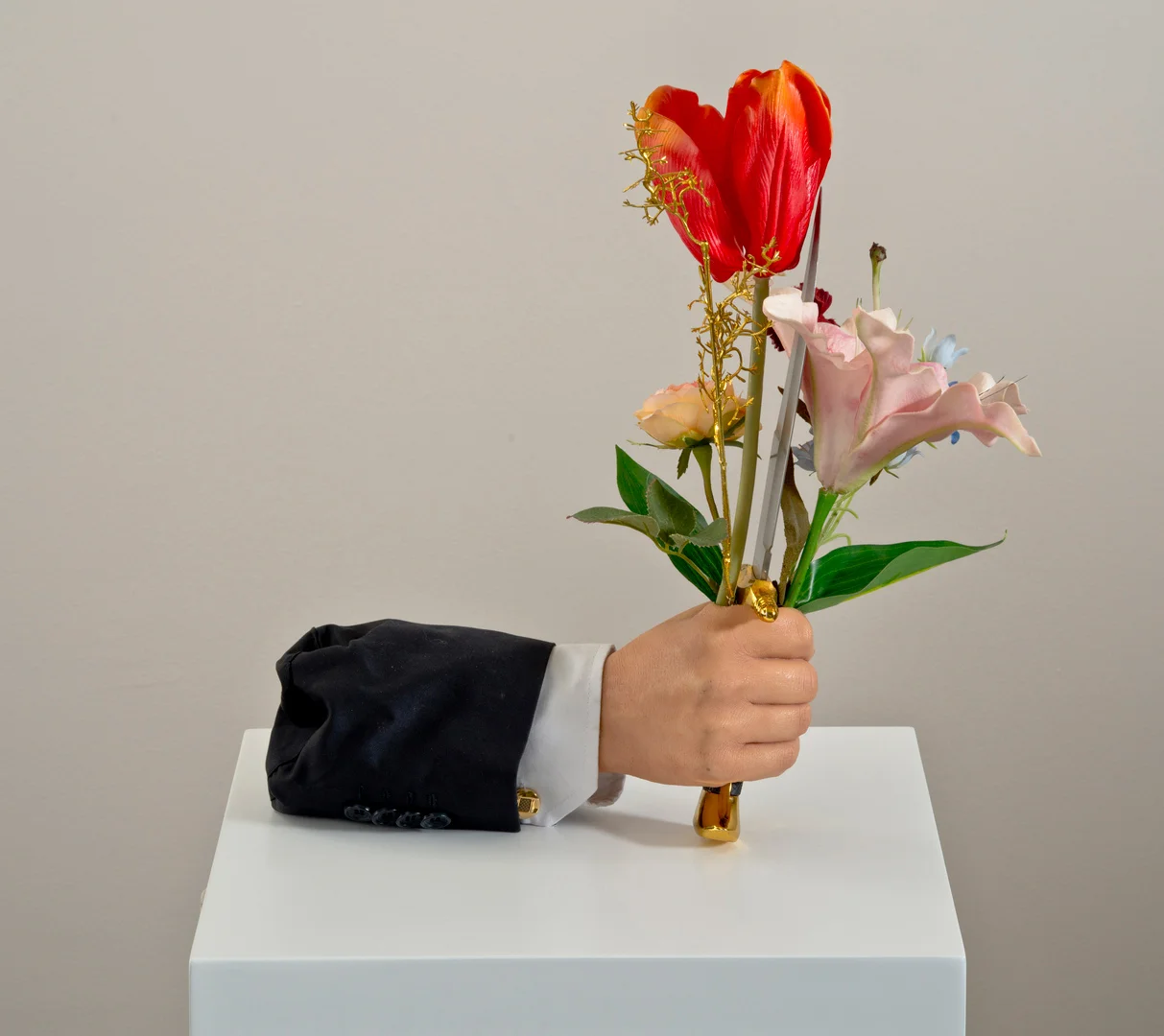 Do You Like Surprises?, 30x23cm(x3), polyester cast and found objects, 2013 (Private Collection)