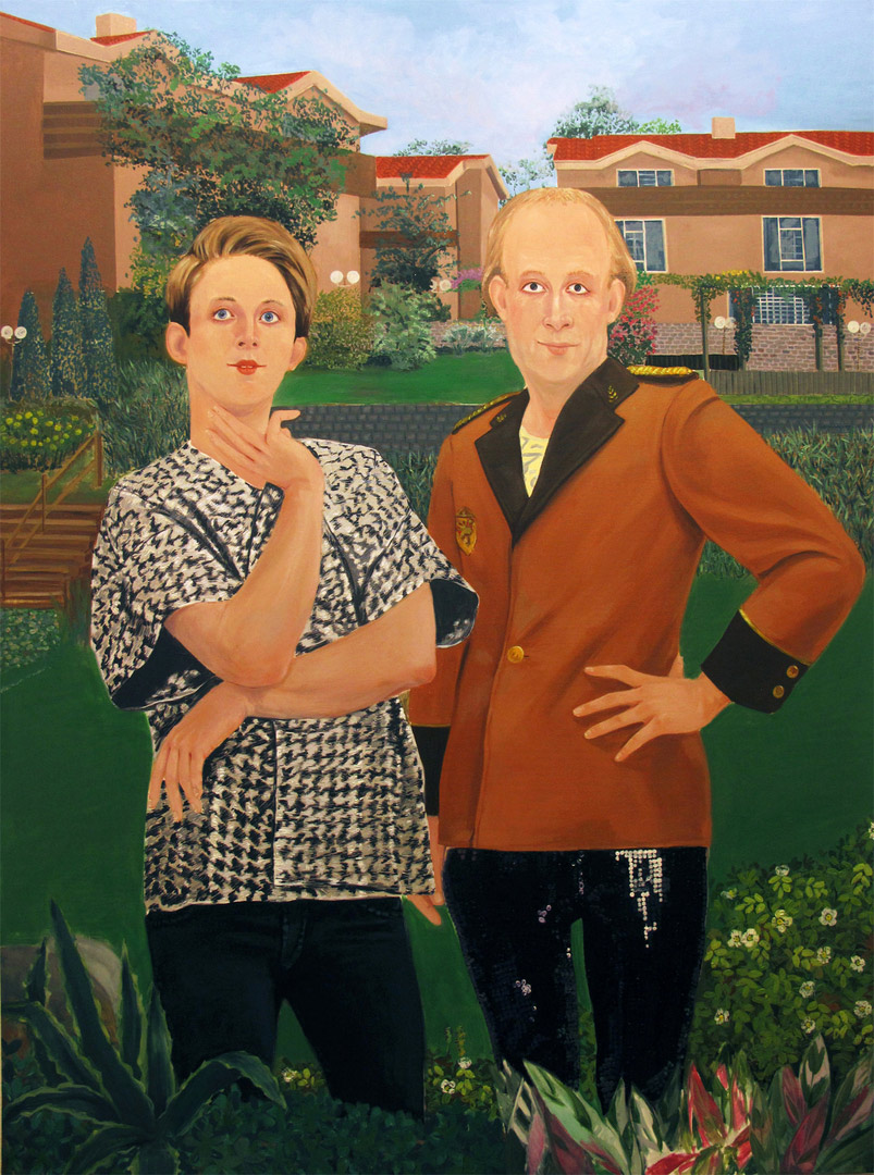  Inheritance Passes From Father to Son II, 190x140cm, oil on canvas, 2011  (Private Collection) 