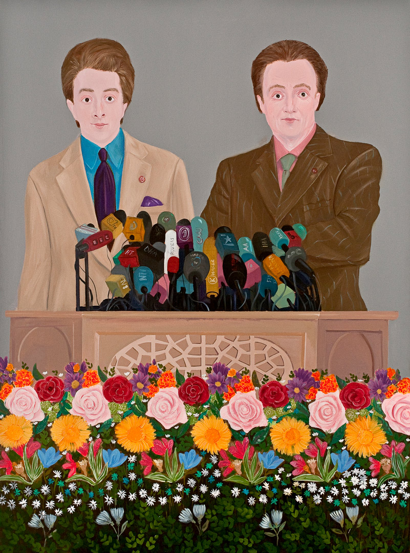 Inheritance Passes From Father to Son VII, 190x140cm, oil on canvas, 2011 (Private Collection)