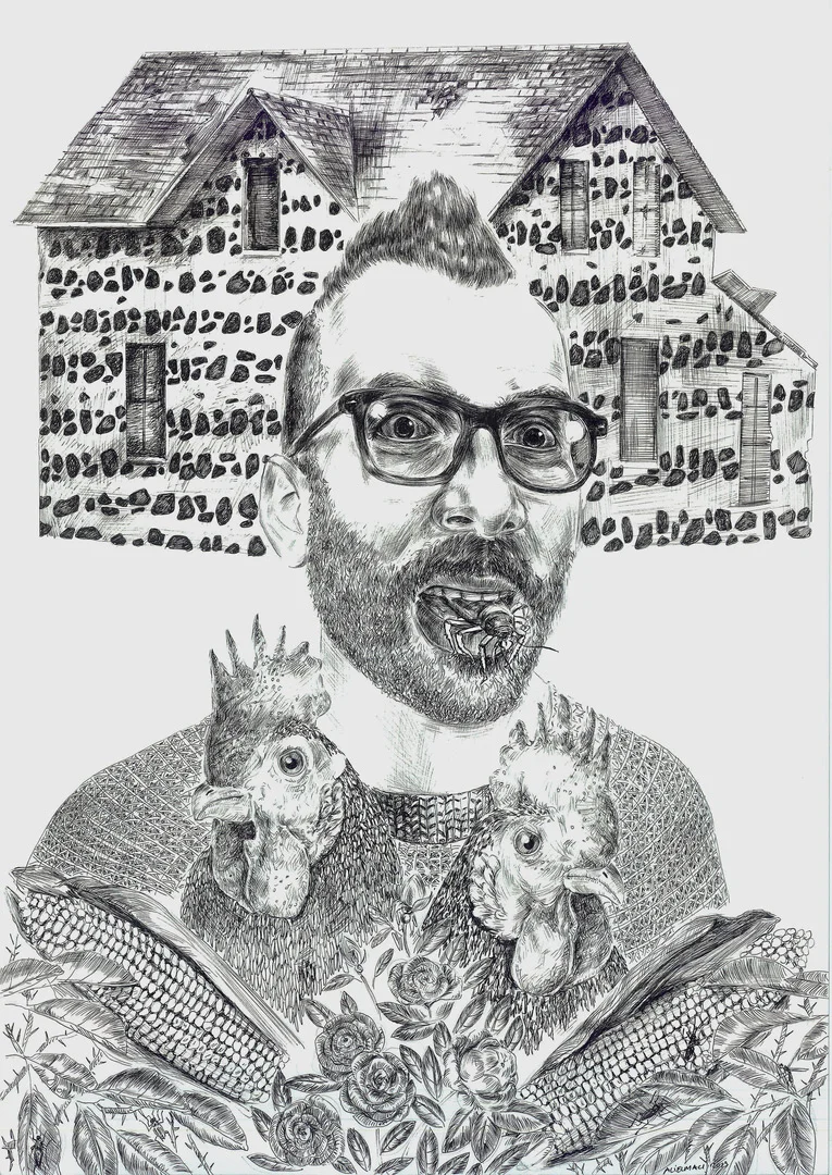 I Can't Doubt My Love XII, 70x50 cm, Ink on Paper, 2013 (Private Collection)