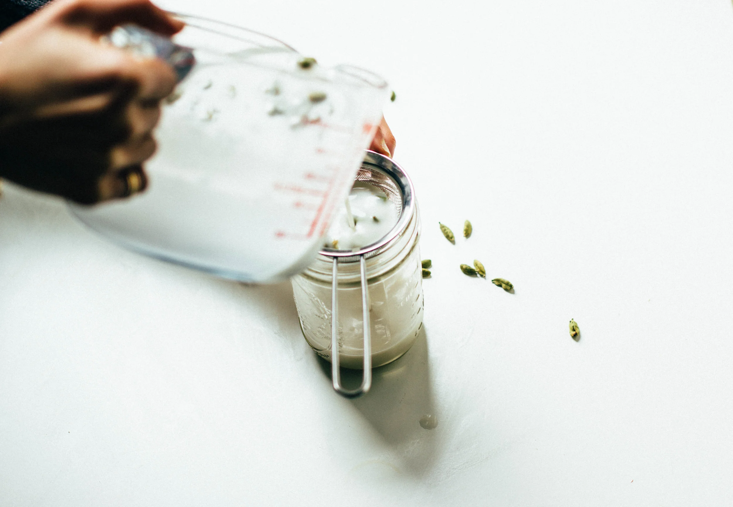 dairy free, honey sweetened coconut + cardamom ginger ice cream (anti-inflammatory)