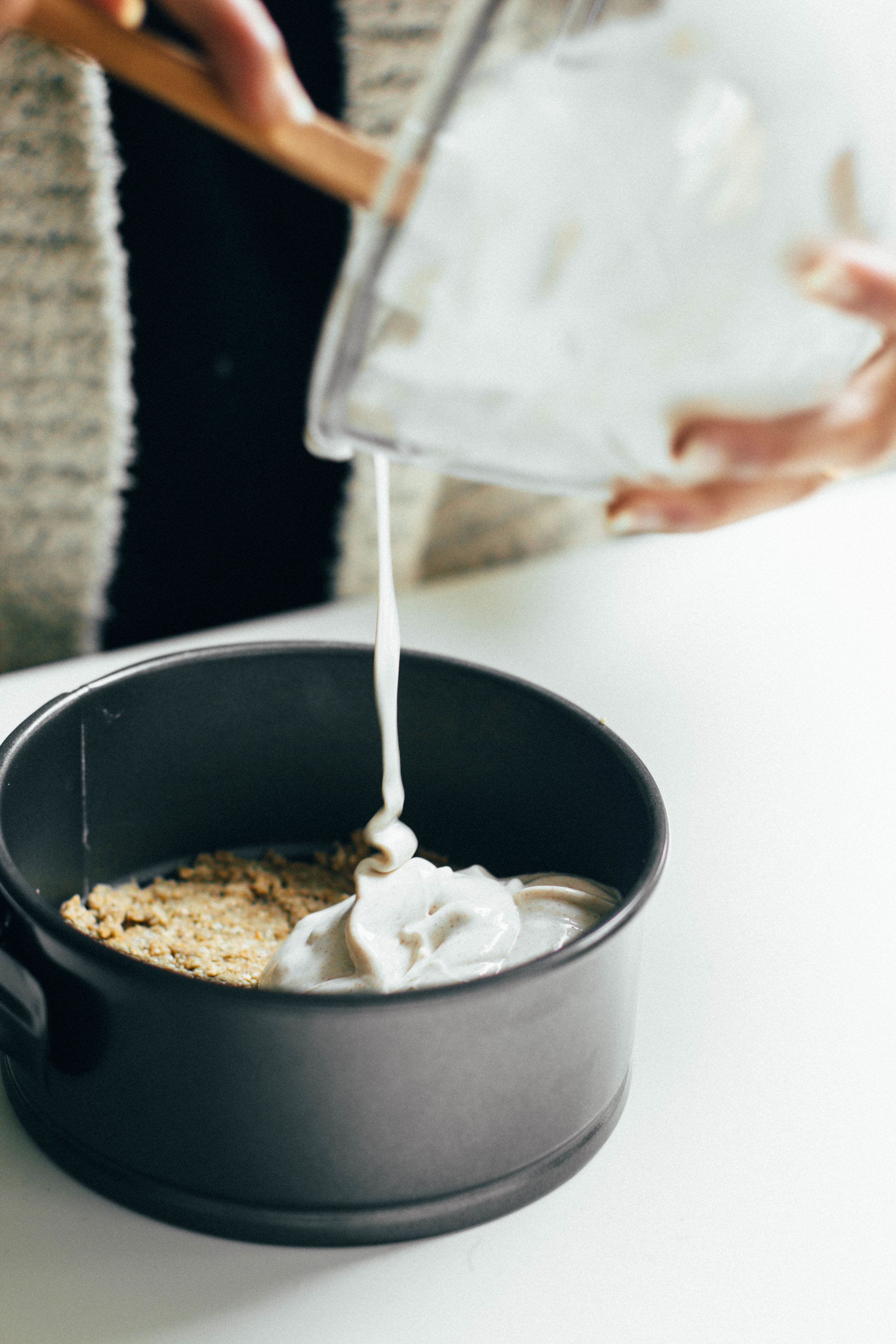 goat yogurt + honey tart