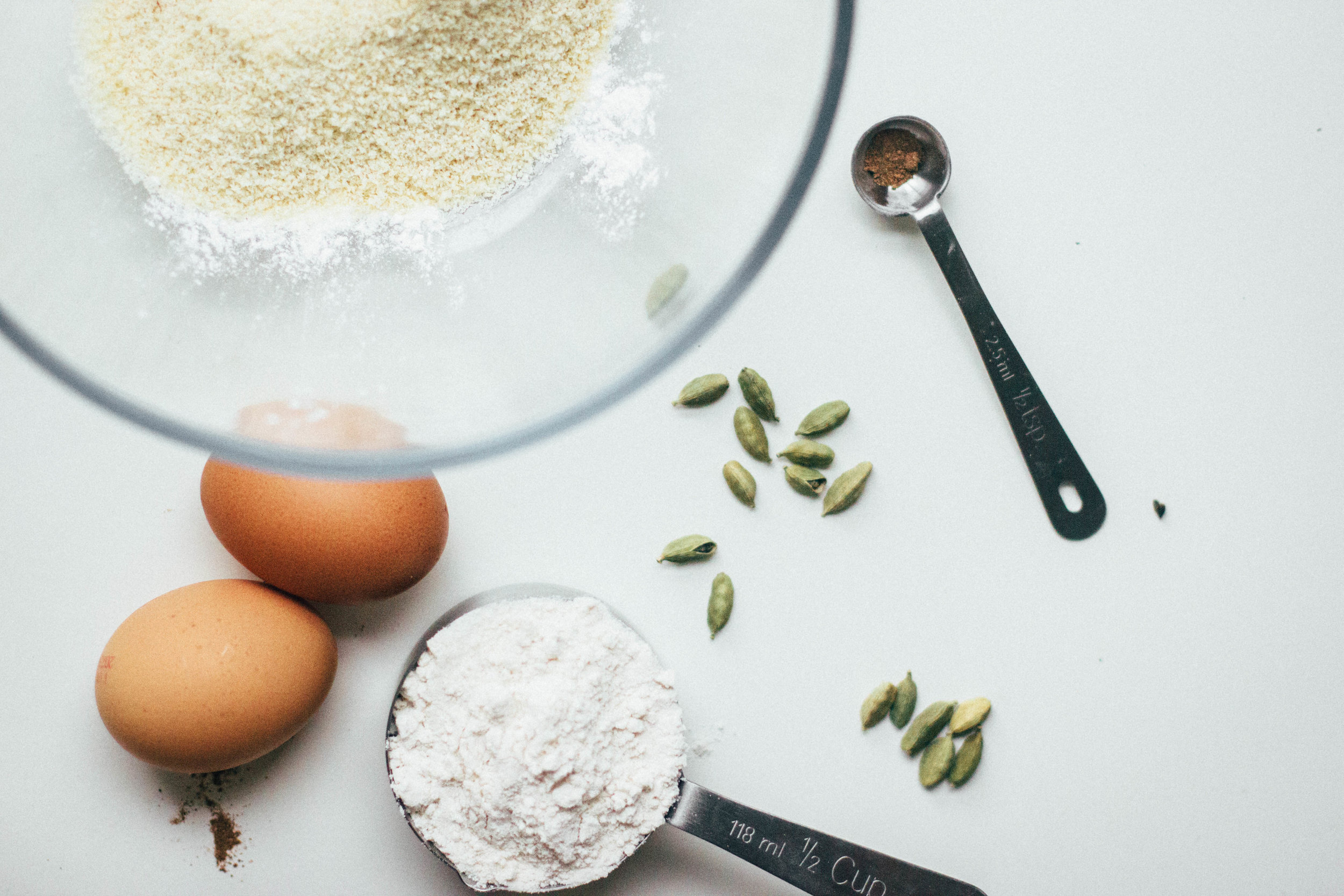 cardamom +pistachio layer cake