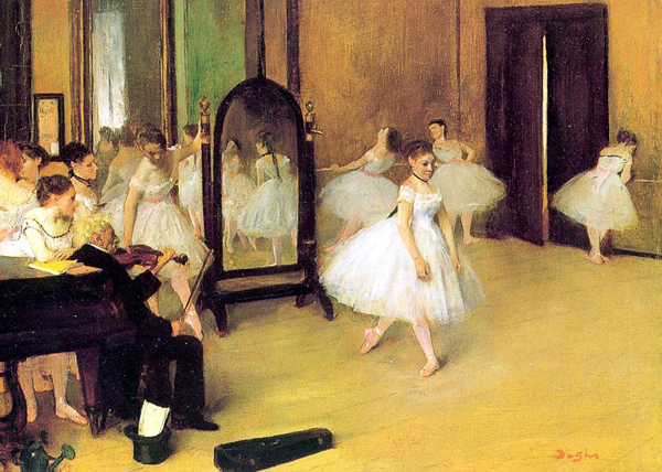 Edgar Degas is rightly considered a creative genius from the dawn of Impressionism, and his works typically depict ballet, horse races, and the bourgeois cafe scene. Pain and suffering are not preconditions for good artwork and we need to stop saying they are. Credit: Edgar Degas, Dance Class , 1871, The Metropolitan Museum of Art, New York City