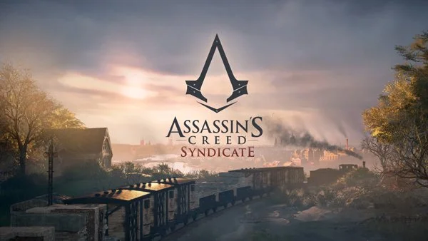 The title screen in Assassin's Creed: Syndicate, the 9th console release (sorta) in the series. This game takes place in Victorian England. Credit: Ubisoft