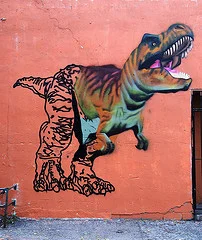 Apparently this guy is somewhere in my old stomping grounds of east end Toronto. Image source.