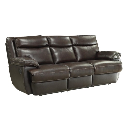 Reclining Top Grain Leather Sofa, Superb Creations Leather Furniture