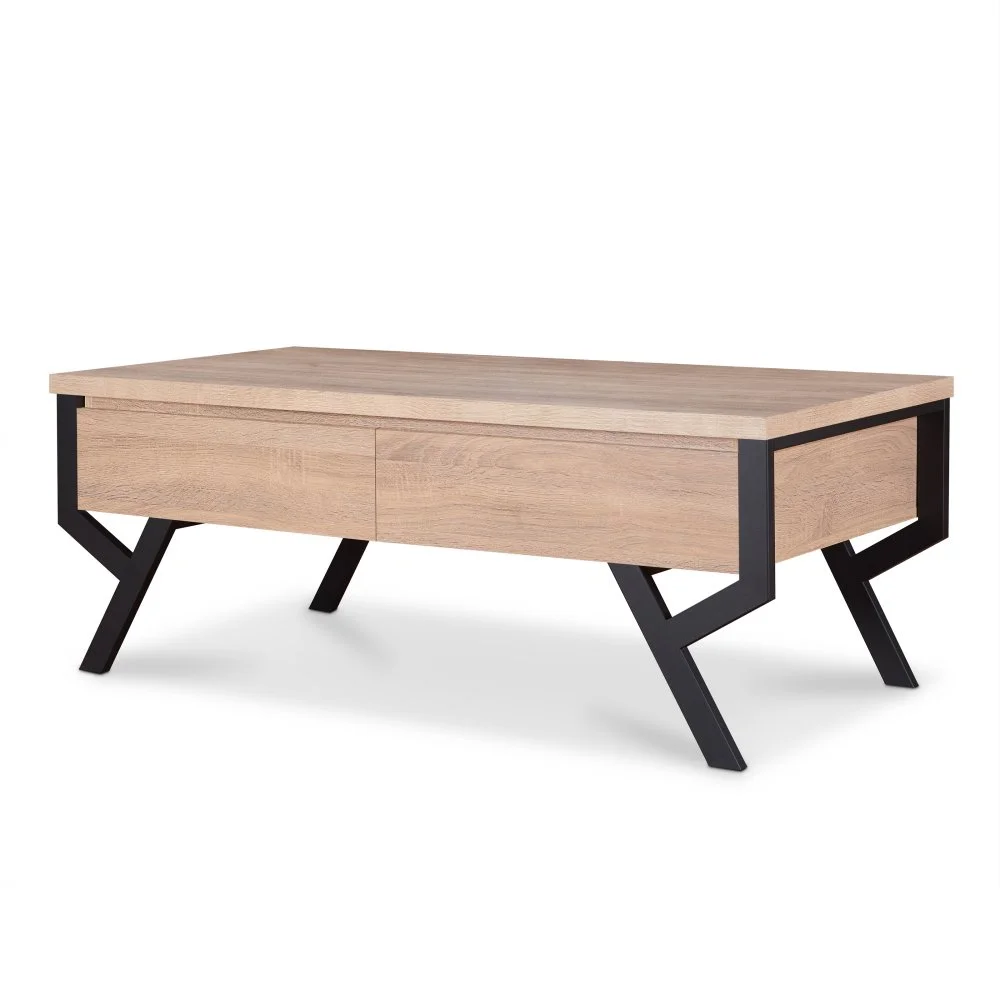Acme Kalina Coffee Table in Rustic Natural and Black Finish 80585 3.jpg