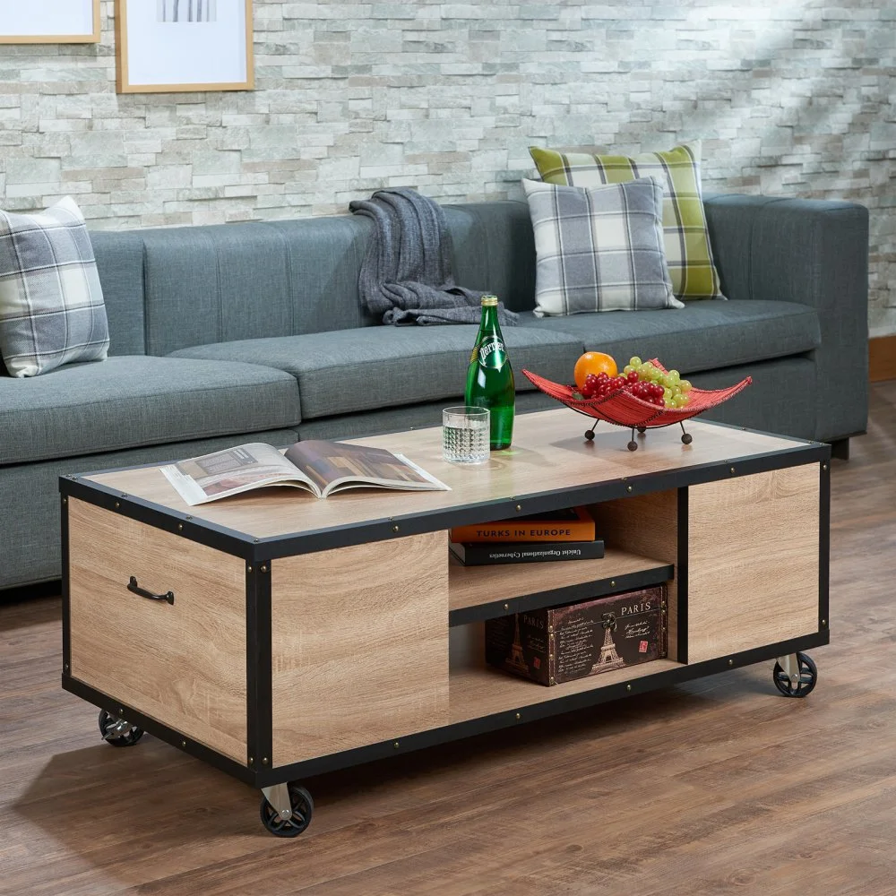 Acme Bemis Coffee Table in Weathered Light Oak Finish 81720.jpg