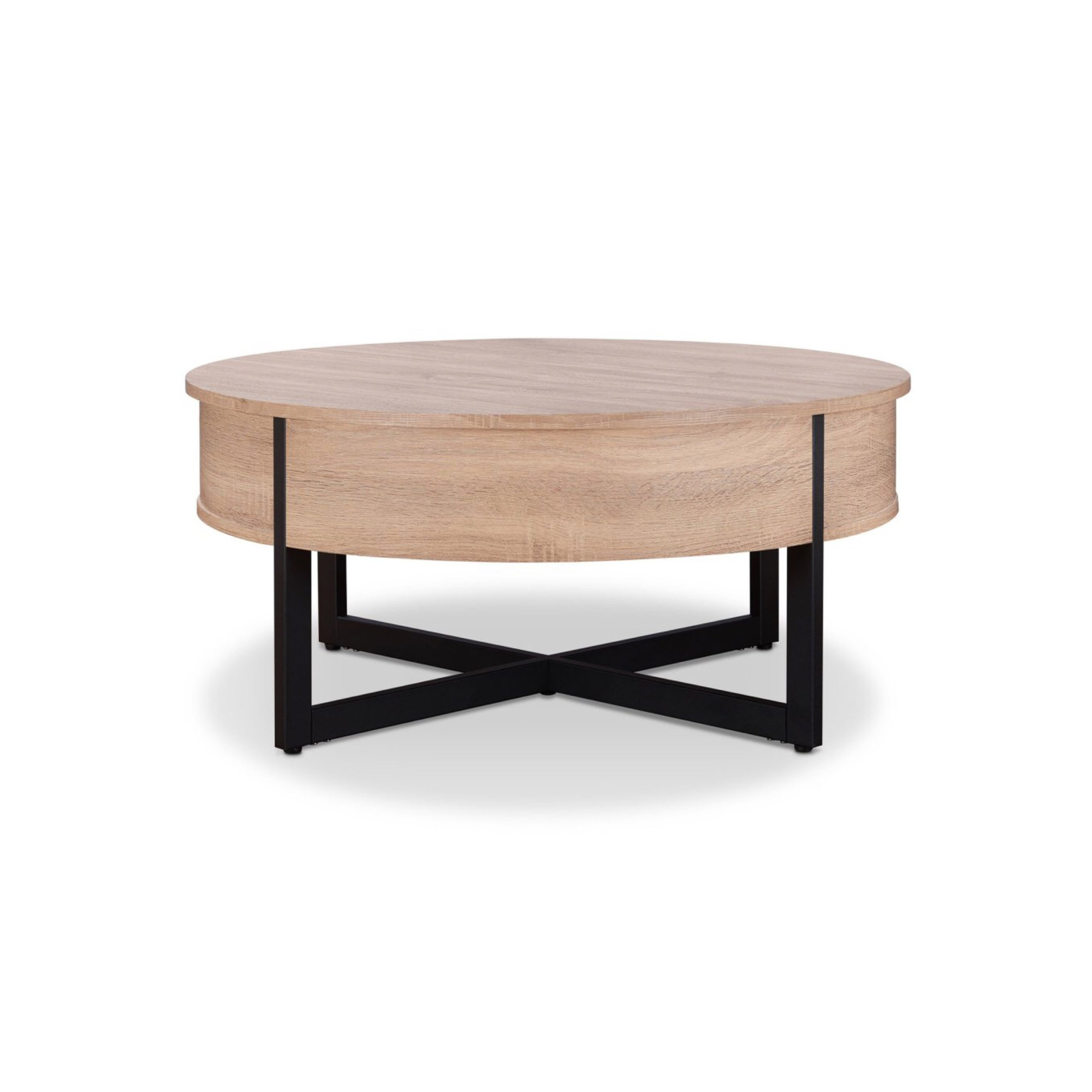 Featured image of post Black Wood Coffee Table Round / Pairing cool black steel and natural wood, this stunning coffee table is sure to make a statement in your living room.