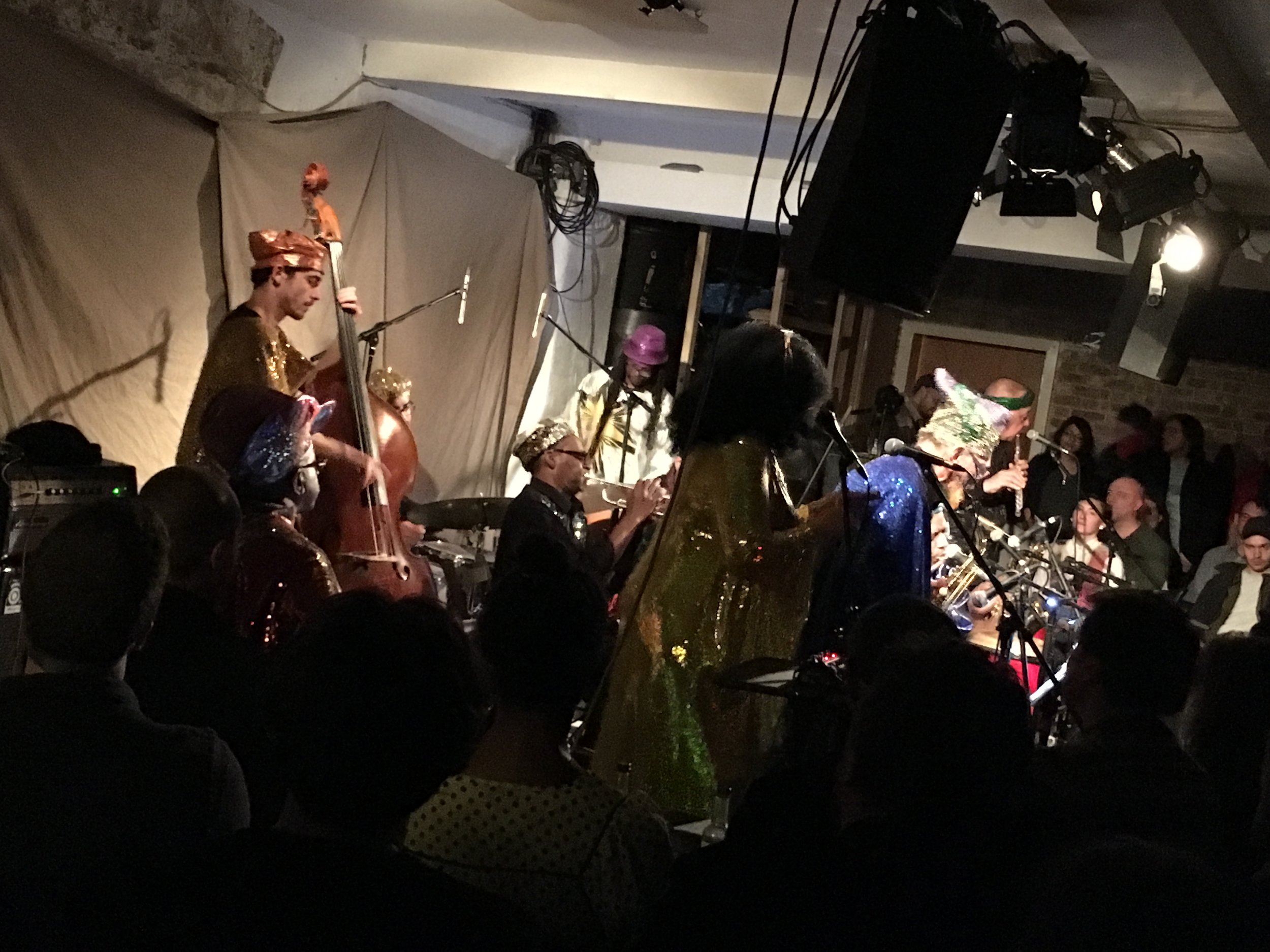  at cafe OTO with the SUN RA ARKESTRA 2016 