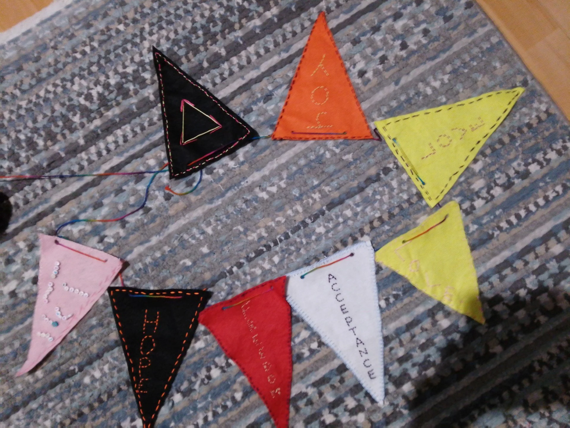Over the past few weeks, our Safer Places clients have been working together on something truly meaningful. Using felt, they&rsquo;ve created beautiful handmade bunting, each piece carefully stitched with inspirational words chosen by the individuals