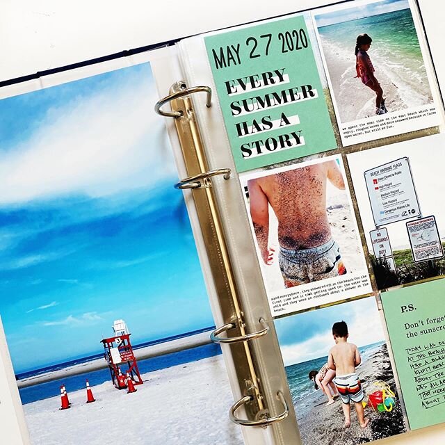 I used the July @studio_calico kit to finish my Florida pages and I&rsquo;m obsessed. This kit is PERFECT for documenting your summer adventures. 😍 Coming to the shop 7/1. #studiocalico #scjulysneaks #madewithsc #travelalbum #pocketpages #projectlif