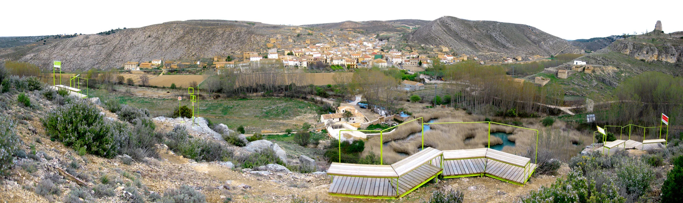  The intervention is included in a set of actions promoted in the region of Calatayud by the Plan de Dinamización del Producto Turístico (Revitalization Plan of the Tourist Product), to improve, restore and promote certain enclaves of its geography, 