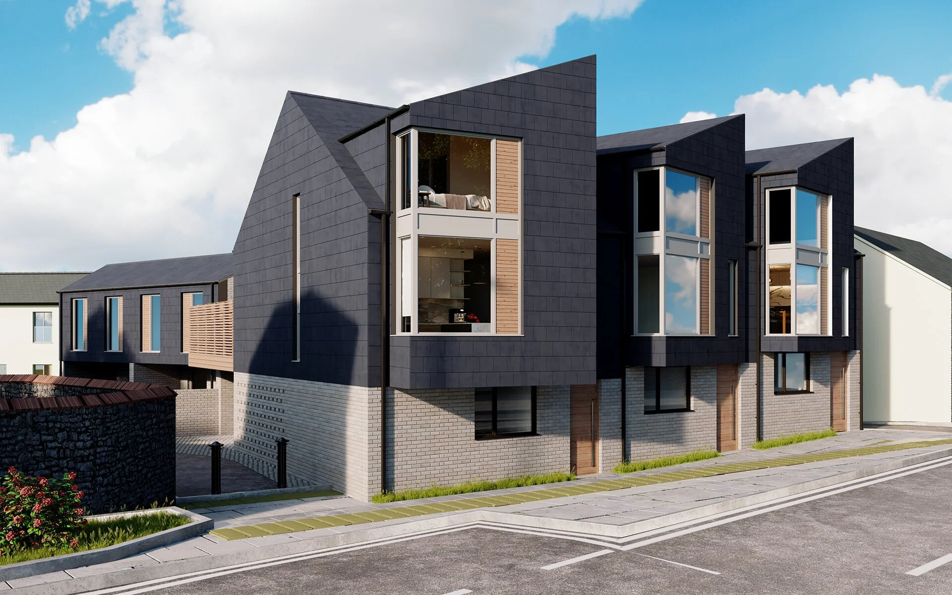 Malling Street residential render 1 - project management, quantity surveying and cdm services