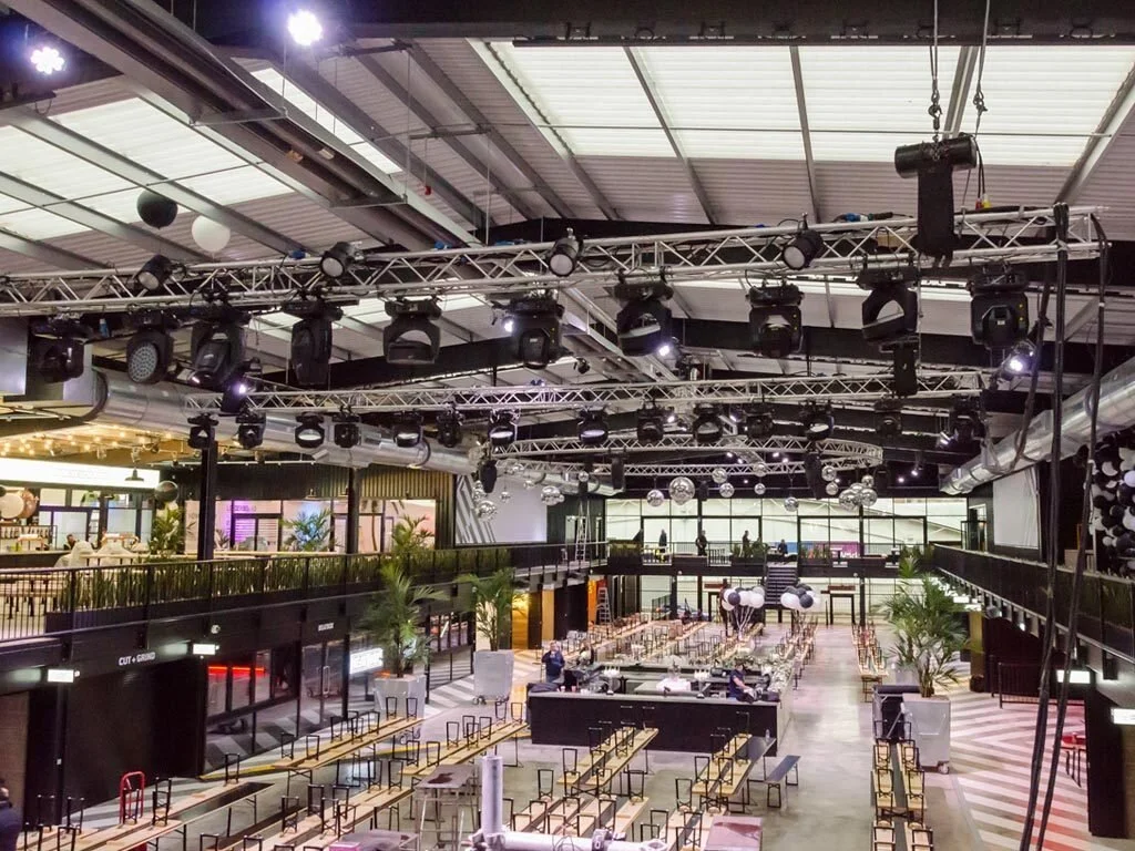 Boxpark Wembley interior overview - project management, quantity surveying and cdm services