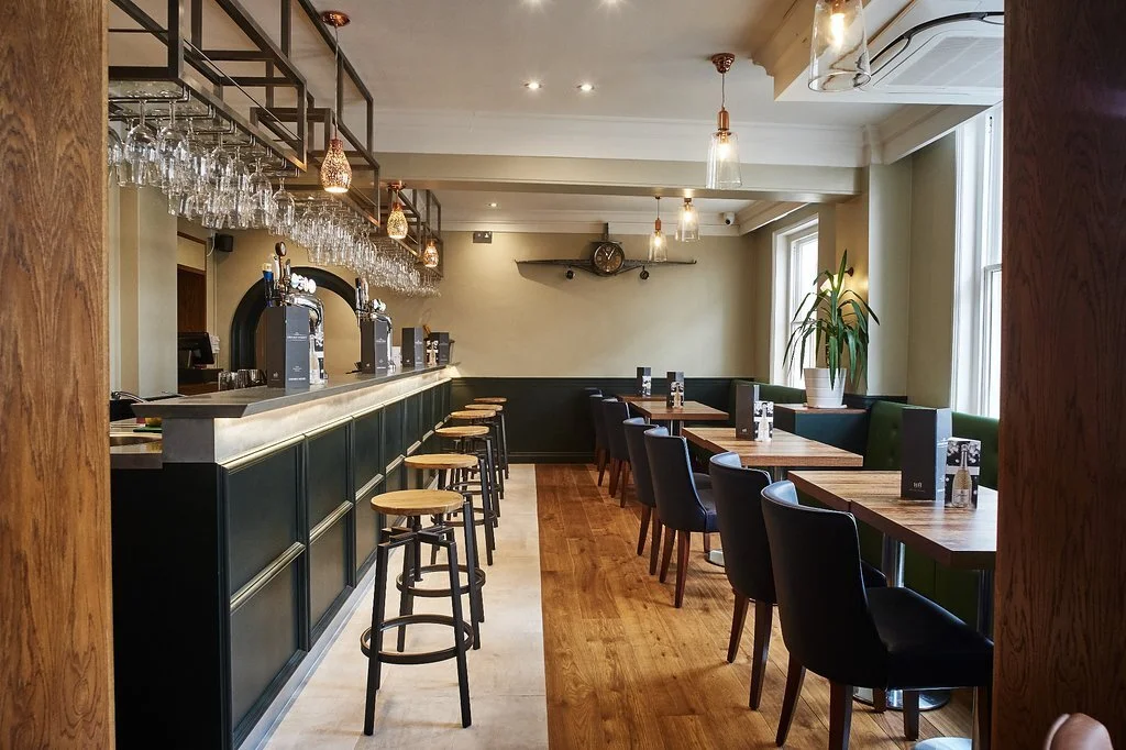 Chequers Hotel bar overview - project management, quantity surveying and cdm services