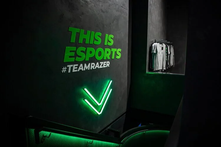 Razer store interior detail - project management, quantity surveying and cdm services