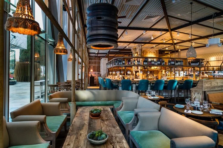 Rail House Cafe London seating - project management, quantity surveying and cdm services