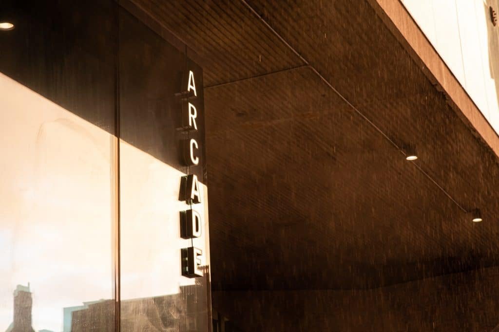 Arcade Foodhall - exterior detail - - project management, quantity surveying and cdm services