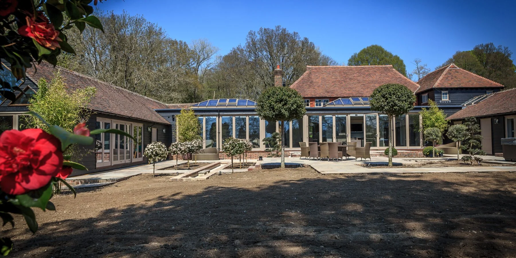 Stable Court residential refurbishment courtyard - project management, quantity surveying and cdm services